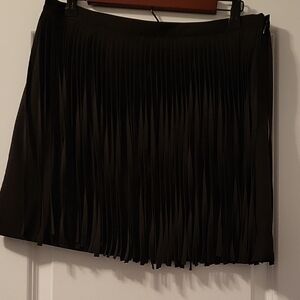 Sweet Rain Black Pleated Mini Skirt Night Out